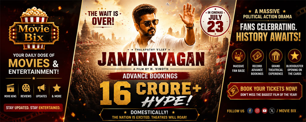 ‘Jana Nayagan’ Fever Peaks! Advance Bookings Cross ₹16 Crore Ahead of Grand Release