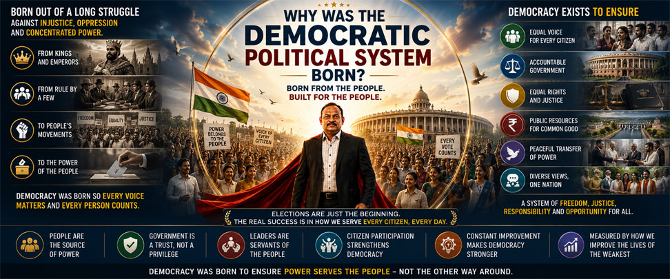 Why Was the Democratic Political System Born?